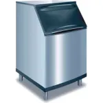 Bacs de stockage de glaçons pour distributeurs de glaçons à montage par le haut