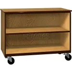 Mobile Wood Open Front Cabinets