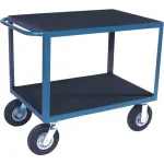 Chariots en acier avec tapis en vinyle