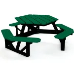 Traditional Picnic Tables with Plastic Base