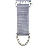 Rope tie off with D-ring end 