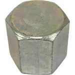 Zinc-Plated Steel Hex Caps