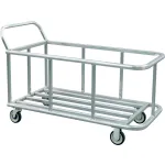 Chariots à poubelles en aluminium à usage intensif