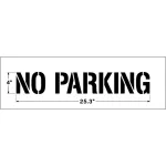 No Parking Stencils