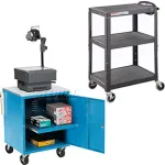Chariots audiovisuels en acier