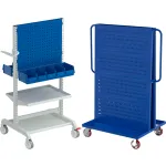 Chariots modulaires à bacs et panneaux