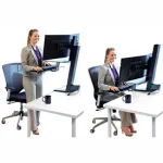 Supports d'écran pour positions assise et debout