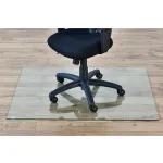 Tapis de chaise en verre