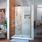 Portes de douche à charnières Dreamline, largeur 37"-49"