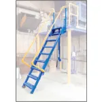 Folding Mezzanine Ladders