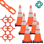 Kits de cônes de signalisation et de raccords pour chaînes