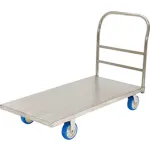 Chariots à plate-forme en acier inoxydable