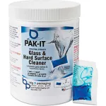 Sachets individuels de nettoyant pour vitres
