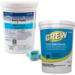 Sachets individuels de produit nettoyant pour salle de bains