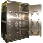 Armoires pour bouteilles de gaz en aluminium