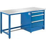 Global Industrial™ Single Pedestal Workbenches