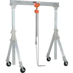 Ponts roulants à portique en aluminium à hauteur réglable