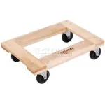 Chariots à plateau ouvert en bois massif