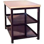 Supports d'atelier ultra-résistants avec étagère