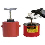Bidons à piston de sécurité