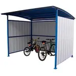 Abris à vélos - Toit en forme de tonneau