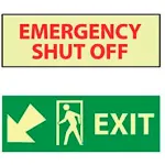 Glow - Fire Safety Signs