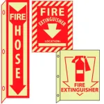 Glow - Fire Exit Signs