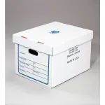 Boîtes en carton ondulé à couvercle amovible pour le transfert et le stockage de dossiers