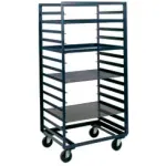 Chariots mobiles pour bacs et plateaux en acier