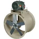 Ventilateurs à conduit à entraînement par courroie axiale pour environnements secs