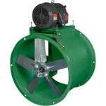 Ventilateurs à conduit à entraînement par courroie axiale pour environnements humides