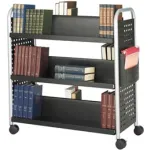 Chariots à livres en acier