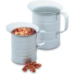 Tasses à mesurer en aluminium