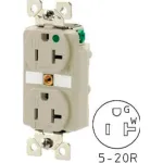 Prises de courant de qualité hospitalière - 125 V