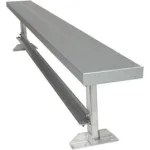 Bancs plats en aluminium