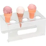Porte-cornets de crème glacée en acrylique
