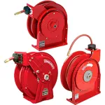 Compact Footprint Spring Retractable Hose Reels