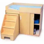 Meubles pour tables à langer en maternelle