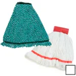 Têtes de balai à franges en microfibre