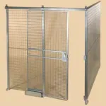 Salles de sécurité en treillis métallique préconfigurées Quik-Fence®