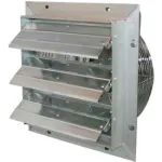 Ventilateurs d'extraction agricoles équipés de volets