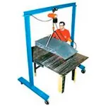 Ponts roulants à portique portables pour zones de travail