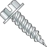 Rondelle hexagonale F/T à perçage automatique, vis Scr 5/16 entre plats, zinguée, à pointe en forme d'aiguille