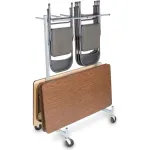 Chariots combinés pour chaises et tables