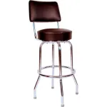 Cutout Back Swivel Bar Stools