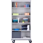 Mobile Steel Assembled Bookcases