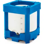 Conteneurs IBC à fond en plastique