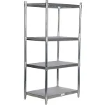 Vestil Stainless Steel Standard Duty Open Shelving