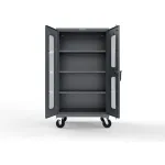 StrongHold Steel Mobile Medical Storage Cabinet