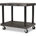 Perforated Flat Shelf Utility Carts